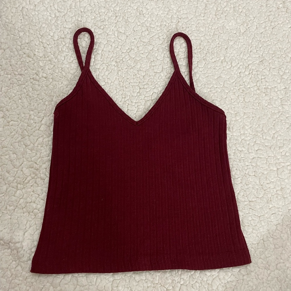 Cropped ribbed tank top!